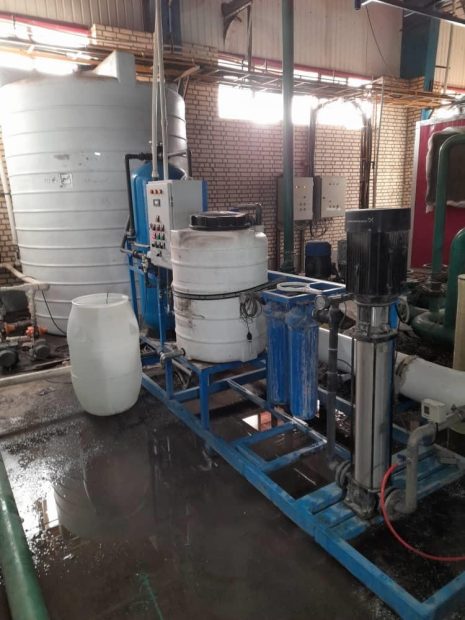 تعمیرات اساسی دستگاه تصفیه آب با ظرفیت ۵۰۰۰۰ لیتر در روز