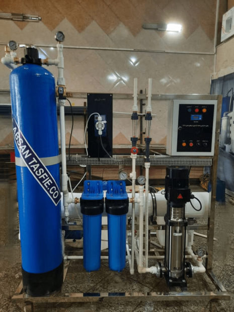 ساخت دستگاه تصفیه آب به ظرفیت ۲۵۰۰۰ لیتر در شبانه روز